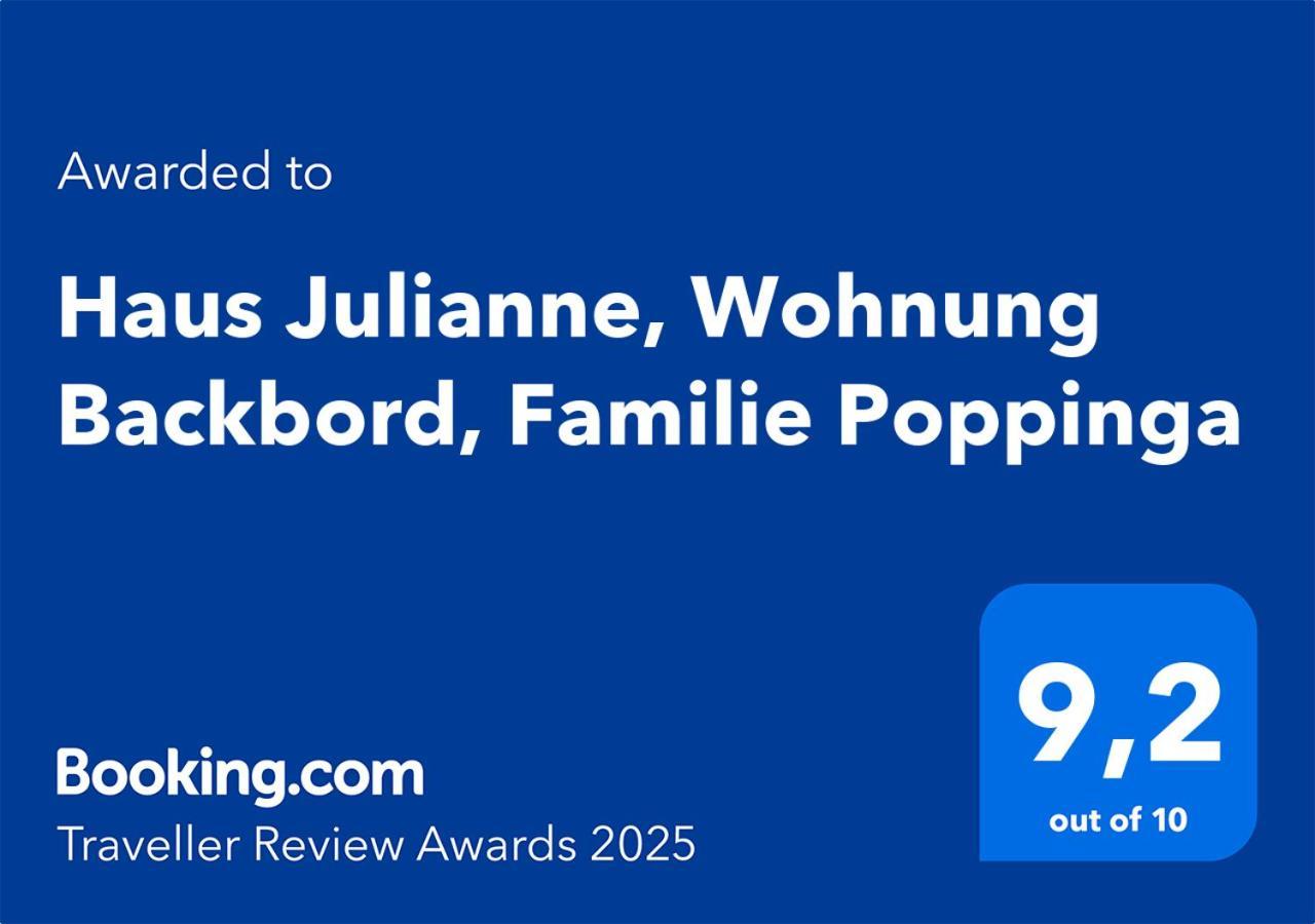 נורדרני Haus Julianne, Wohnung Backbord, Familie Poppinga מראה חיצוני תמונה